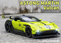 Modelo De Coche De Aleación Aston Martin Vulcan 1:32 Con Sonido Y Luz Vehículos Decorativos Juguetes Para Niños Regalo Metal - details 0