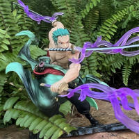 Figura De Anime One Piece 10cm Roronoa Zoro Triple Hoja Sa-Maximum Estatua De Acción Colección Modelo Juguete Para Niños - details 2