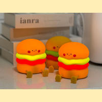 Lámpara De Noche Creativa McMan Burger Pat USB Cargando Regalo De Cumpleaños Para Bebé Luz De Noche Para El Escritorio - details 7