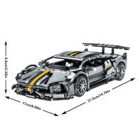 Bloques De Construcción Técnicos City Speed Lamborghini Juego De Vehículo Deportivo De Carreras MOC Para Niños Y Adultos Regalos De Cumpleaños Y Navidad - details 6