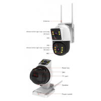 DIYTECH Cámara de vigilancia 4G DIY-G66DR de visión dual solar de bajo consumo  4G - details 5