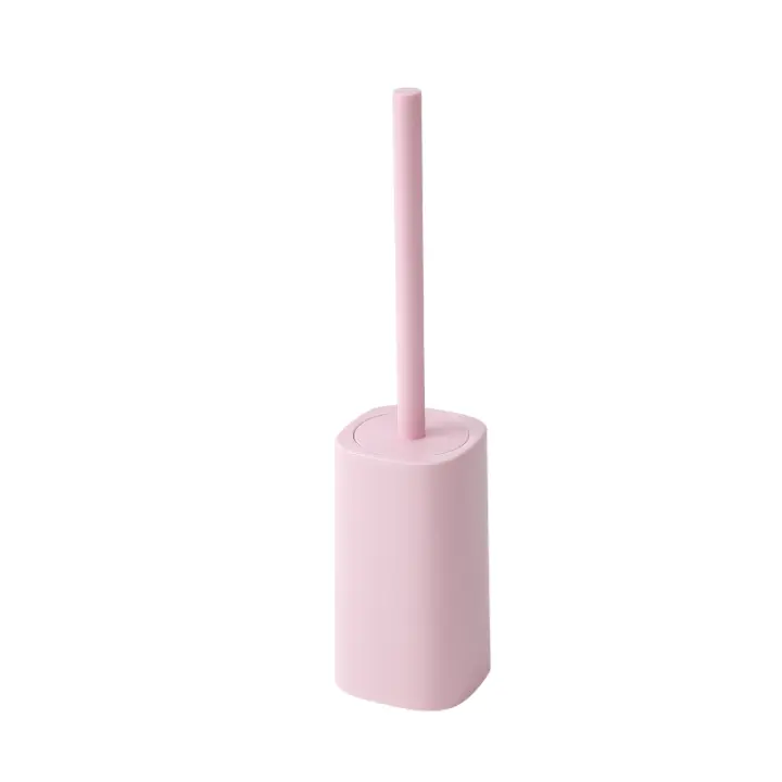 Cepillo De Inodoro Grande Y Engrosado Con Mango Largo Y Base Anti-Derrame Para Baño Accesorios De Limpieza Herramienta Para El Hogar - 1