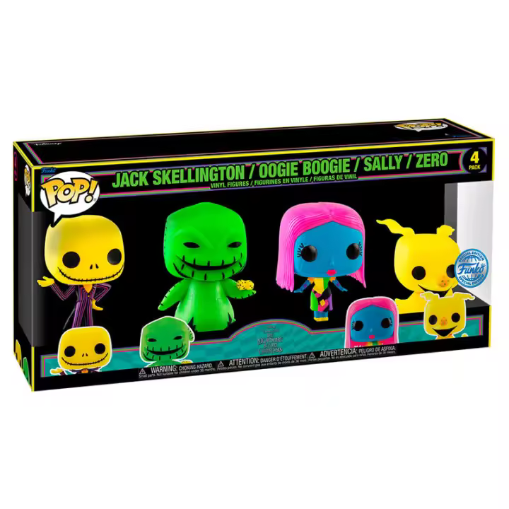 Funko Pop Disney Pesadilla Antes De Navidad Pack De 4-Figura de Vinilo Coleccionable - Idea de Regalo- Mercancia Oficial - Juguetes para Niños y Adultos - Movies Fans - Muñeco para Coleccionistas y Exposición - 1