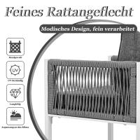Juego de Mesa de Comedor de Cuerda, muebles de Jardín, juego de Mesa de Comedor de Jardín Para 6 - details 2