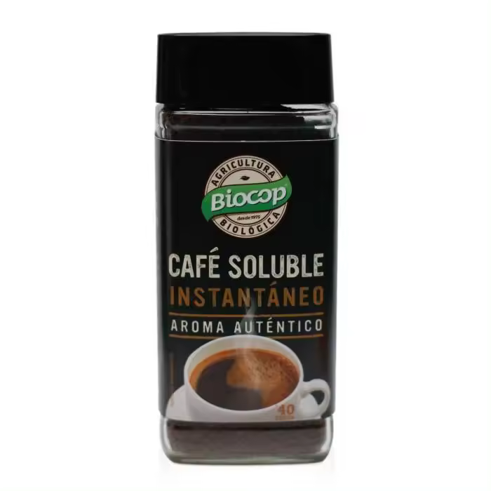 Café soluble instantáneo bio Biocop 100 gramos - 1