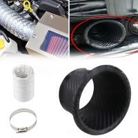 Kit De Tubo De Admisión De Aire Para Coche Patrón De Fibra De Carbono Universal Modificado Entrada De Aire Salida De Aire - details 0