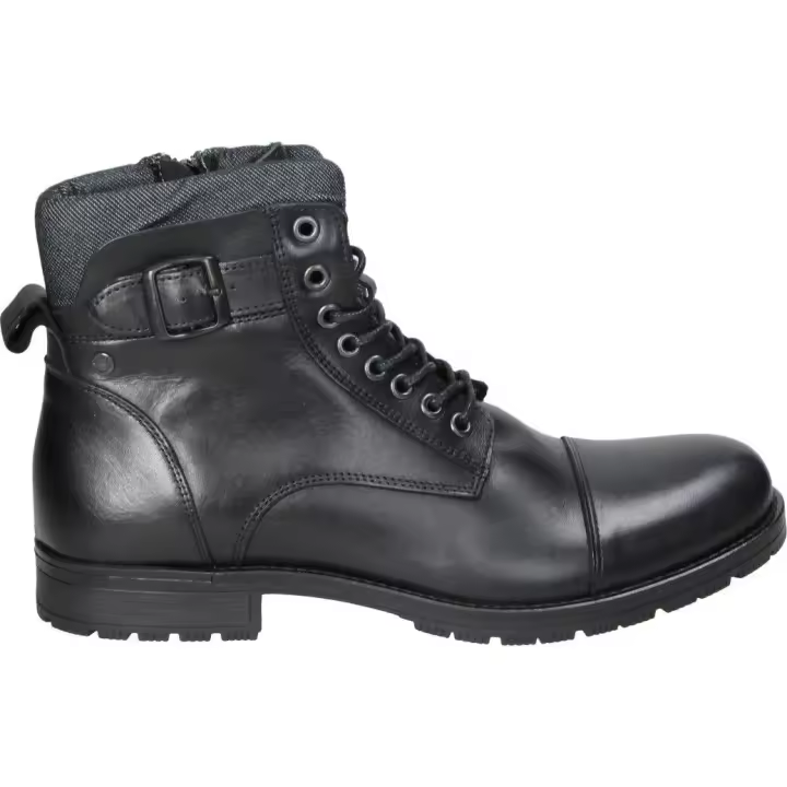 JACK & JONES | Botas JACK & JONES para hombre 12140935 zapatillas altas para caballero color antracita/negro - 1