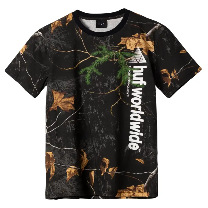 Camiseta Huf Realtree Peak Logo Black - 1