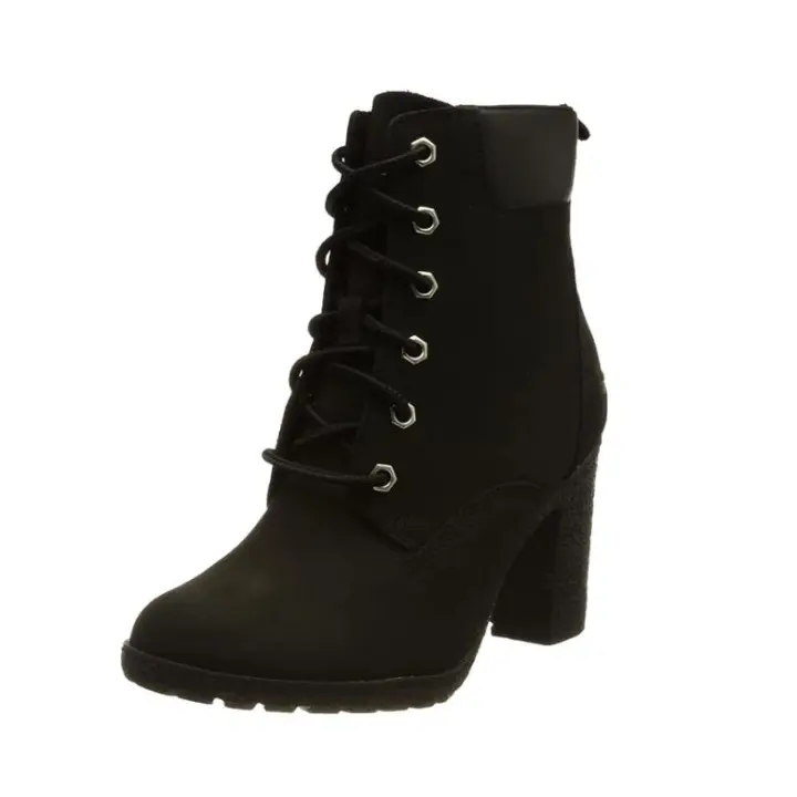 Timberland Mujer Tillston Basic 6 Inch Botas cortas al tobillo, Negro Nubuck - Talla 37EU - 1