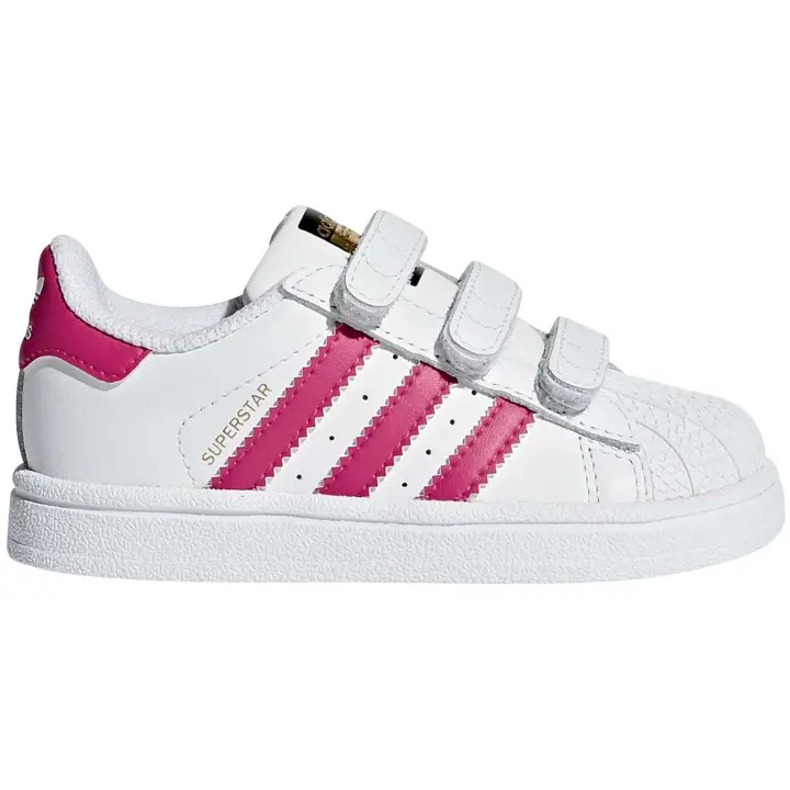 Zapatillas Adidas Superstar Cf para bebe en color blanco - 1