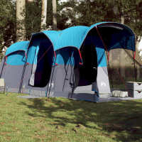 vidaXL Tienda de campaña familiar túnel 8 personas impermeable Color Azul,  Gris,  Verde y mas - details 0