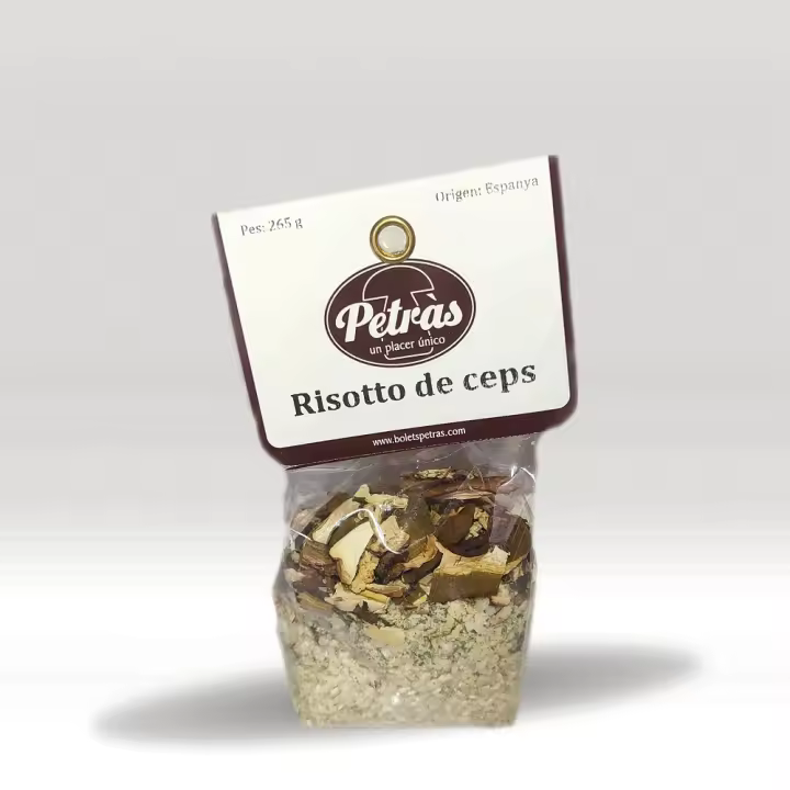 Pack de 2 Risotto de Ceps listo para comer Bolets Petràs 265g - 1