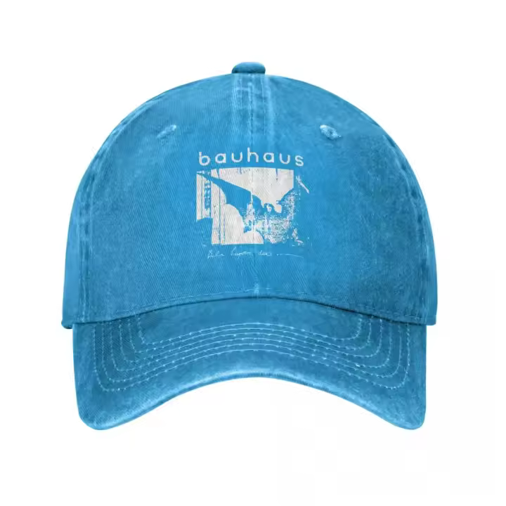 Bauhaus Bela Lugosi's Dead Gorra De Béisbol Desgastada En Denim Cabello Largo Moda Punk Ajustable Unisex Para Actividades Al Aire Libre Protección Solar - 1