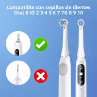 Cabezales De Cepillo De Dientes Reemplazables Compatible Con Oral B iO Serie 10 9 8 7 6 5 4 3 Electrónico 4 Pack Para Adultos - details 3