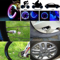 8Pcs Tapones De Válvula De Neumático Para Coche LED Coloridos Luces De Rueda Para Motocicleta Ciclismo Accesorios De Auto - details 4
