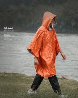 Poncho De Lluvia Emergencia Reutilizable Impermeable Para Hombres Y Mujeres Camping Senderismo Equipamiento De Sobrevivencia Al Aire Libre Viajes - details 0