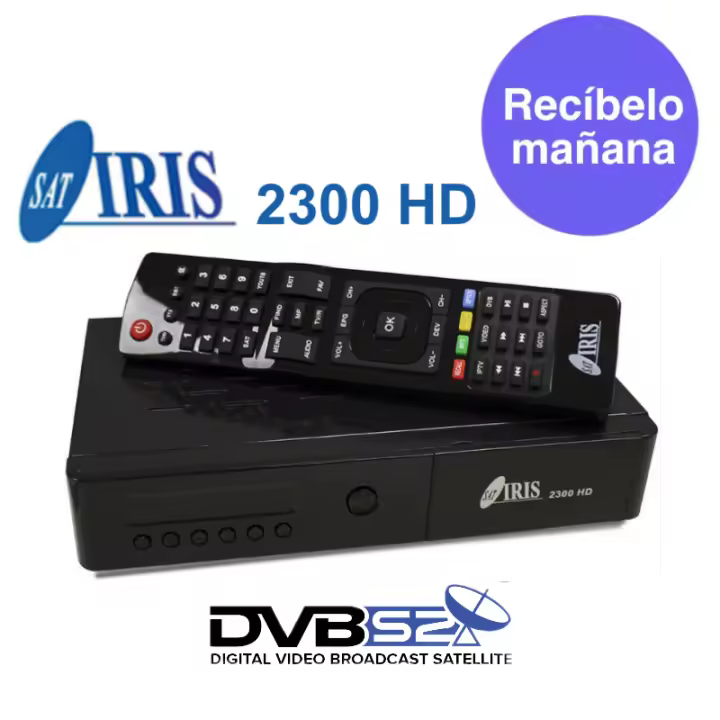 IRIS 2300 HD - receptor satélite DVB-S2 H.265 HEVC - 1