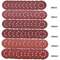 Discos de Lija para pulir, 60 unidades, 125mm, 8 tacos, Triga 60 #-320 # - details 0