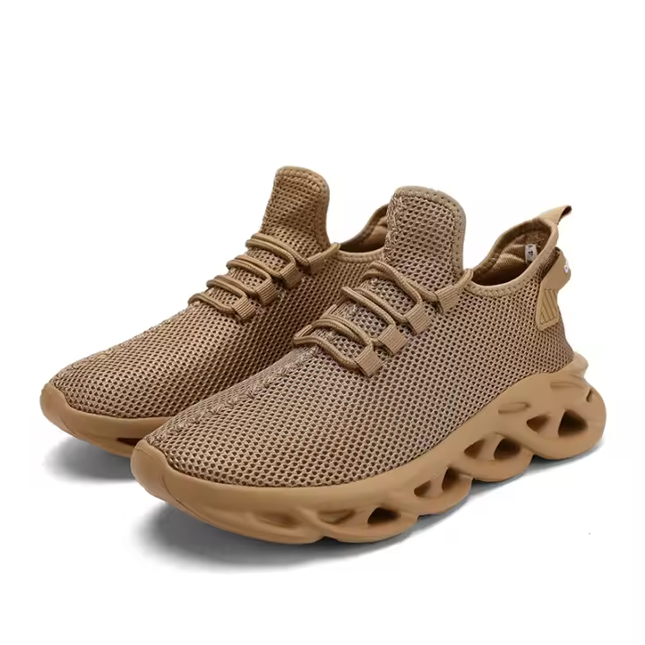 Zapatos De Deporte Casual Para Hombre Verano Zapatillas Ligeras Y Transpirables Negras Para Correr Caminar Tenis Y Exterior - 1