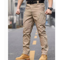 Pantalones Tácticos Livianos Edición Reforzada Para Hombre Outdoor Casual Pantalones Elásticos De Trabajo Verano Commuting Pantalones Rectos - details 1