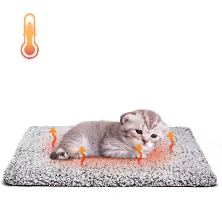 Cama autocalentable para Gatos y Perros, alfombra autocalentable de 24x18 pulgadas, almohadilla Térmica extra Cálida para - 1