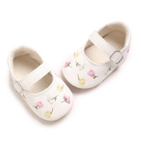 Nuevos Zapatos De Bebé Para Niñas Mary Jane Planos Con Bordado Antideslizantes De Goma Talla 0-18M Zapatos De Princesa Para Recién Nacidos - details 6