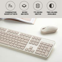 Teclado Y Ratón Inalámbricos Xiaomi 2024 Para Oficina 2.4GHz Portátiles Minimalistas Negros Con 104 Teclas USB Para Computadora - details 2