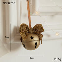 Nueva Colgante De Navidad 2025 Pequeño Campana Terciopelo Nudo Navidad Árbol Pinza Decoración Suministros Escena Colgante Decorativo Pequeño - details 3