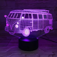 Lámpara De Noche LED 3D Anime Supra Coche Camión Cambio De Color Luz De Ambiente Para Decoración Del Hogar Regalos De Cumpleaños - details 11