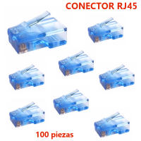 Conector RJ45 Categoría 5e. Baño de Oro. Bolsa 100 Unidades de RJ-45. TRICOM - details 1