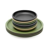 Juego De Cutlería Retro Para Picnic En Aleación De Aluminio Plato Calentable Para Camping Y Exterior No Desechable Origien China - details 6