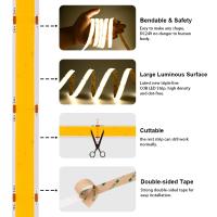 Tira De Luz LED COB Super Brillante 2600 Lumen/m Alta Densidad 960 LEDs/m Flexible Dimmable RA90 Iluminación DC24V 3000K 4000K 6500K Para Sala De Estar - details 6