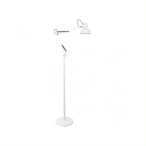FABRILAMP Flexo de Pie Articulable Rutilo Blanco 180x28x28 Cm - Iluminación Ajustable - 1