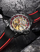 Reloj Mécanico LIGE Para Hombres Con Luz Táctil De Acero Inoxidable Reloj De Pulsera De Lujo Con Torbión Resistente Al Agua Y Luz En Manos - details 8