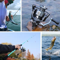 Carrete De Pesca Giratorio Sougayilang Resistente a La Corrosión Con Bobina De Aluminio Ratio De Engranajes 5.0:1 Para Nueva Experiencia De Pesca - details 15