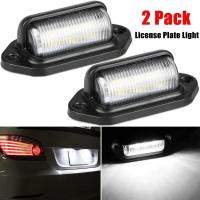 MOV 2 Luces LED para matrícula, impermeable, 6 SMD, Luces traseras LED, lámpara de matrícula para 12 V/24 V, chariot, furgoneta, remolque, Coche, vehículo, Caravana, Girasol CTD. Ro - details 0