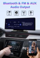 Cámara De Coche 4K 10.26 Pulgadas Con DVR Multimedia Wireless Carplay Android Auto GPS Doble Lente Cámara Trasera Espejo Dashboard - details 13