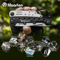 Multiherramienta Maarten 11 En 1 Con Lijeras De Acero Inoxidable Dureza Alta Herramienta Multifuncional Para Camping Regalos Para Hombres Con Cierre De Seguridad - details 6