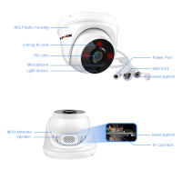 Cámara De Seguridad IP Wifi 2.8mm CCTV Doméstico Con Audio Bidireccional Protección De Seguridad Cámara Hi CamHipro Wi-Fi Cam - details 14