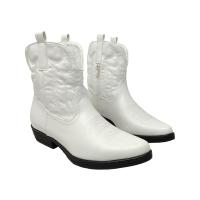 Eva Zorteon- Botín Tejano Cowboy Bordado en ECO-PIEL. Marca TULIPANO. - details 13