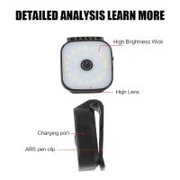 Linterna Frontal Recargable USB De Alta Potencia Con 3 Fuente De Iluminación Para Caza Camping Running Nocturno Lámpara LED - details 4