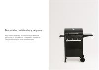 CREATE - Barbacoa de gas 9kW de 3 quemadores y mesa abatible - BBQ GAS BURNER - details 5