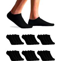 [OFERTA FLASH]Calcetines Tobilleros Hombre(talla 40-46)- Surtido de Calcetines Cortos Transpirables y Resistentes - Algodón de Calidad [pack 12/24] - details 1