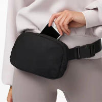 Bolsa De Cintura Para Mujer 2024 Estuche De Mano Con Cremallera Bolsa De Pecho Deportiva Al Aire Libre Bolso Transversal Hombro Casual Viaje Fanny Pack Cinturón De Dinero - details 0