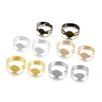 Anillos Blancos Metálicos Ajustables Para DIY 20-40Pcs/lot 7-10mm Suministros Para Fabricación De Joyas Accesorios De Encaje - details 4