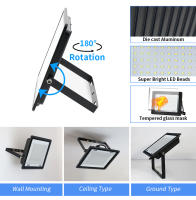 Luz De Inundación LED IP66 Impermeable 220V 10W 20W 30W 50W 100W 150W 200W 300W Spot Para Jardín Calle Puerta Muralla Exteriores - details 7