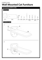 Estante Para Gato Con 3 Pasos Cama De Gato Colgante Con Hamaca Muebles De Madera Para Dormir Y Rascado De Gato - details 6