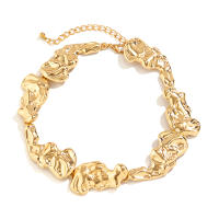 Cuello Alto De Metal Grueso Y Irregular Para Mujer Joyería De Moda Collar Redondo a La Moda Accesorios De Cuello De Tendencia - details 3