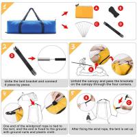 Portable Privacy Shower Tent Outdoor Waterproof Changing Room Shelter for Camping Hiking Beach Toilet Shower Bathroom - details 5