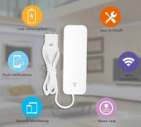 Sensor De Agua Inteligente WiFi Tuya Detector De Fugas Alarma De Inundación Seguridad Acuática Sensor Inteligente Para El Hogar Smart Life - details 0